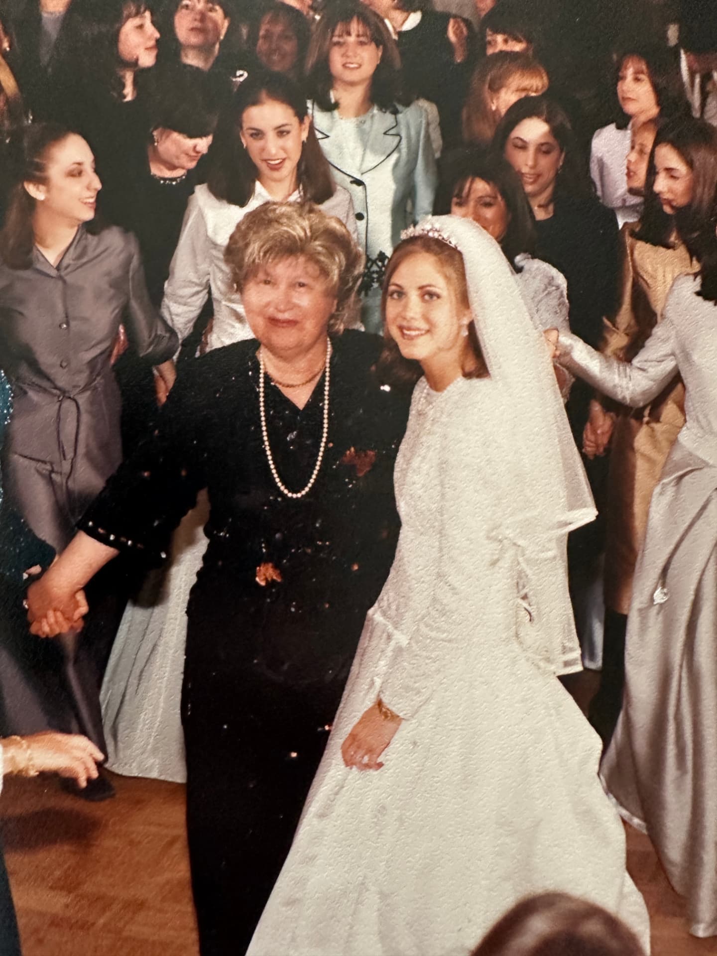 Bobby dancing with the kallah at the wedding